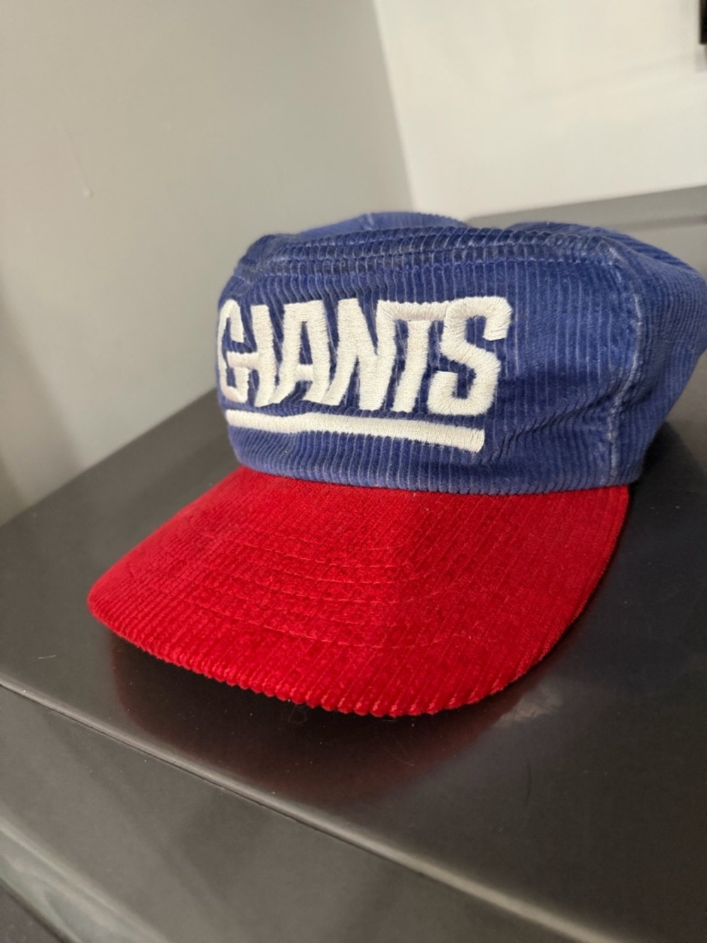 Vintage New York giants corderoy SnapBack hat